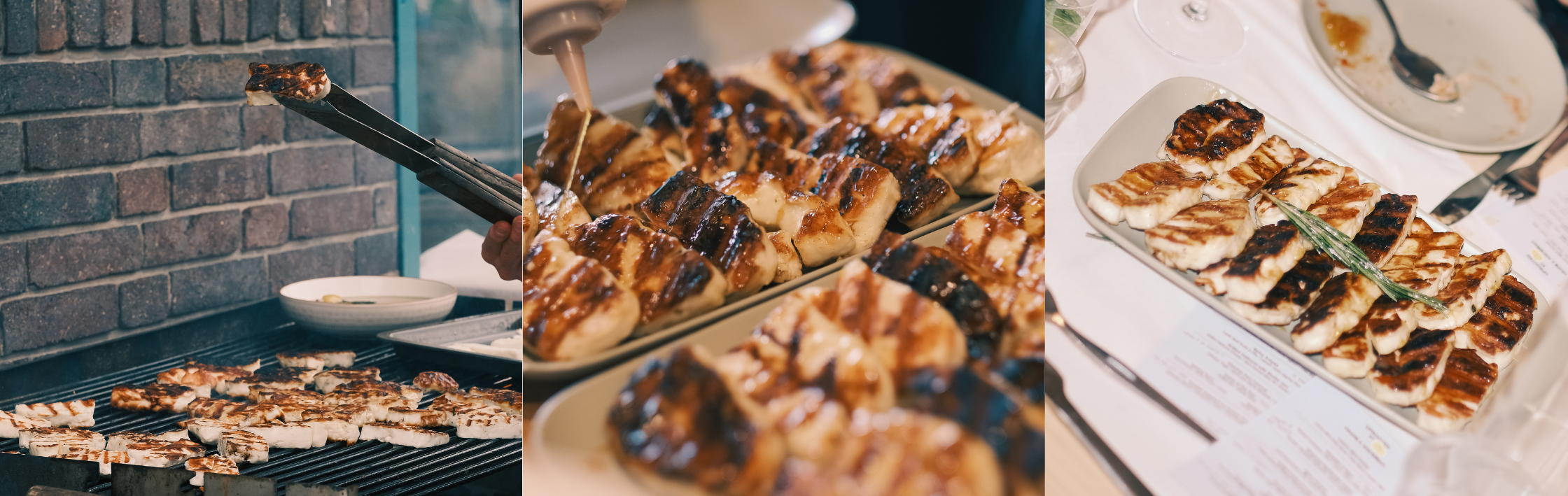 Grilled halloumi with sweet spicy shatta jam